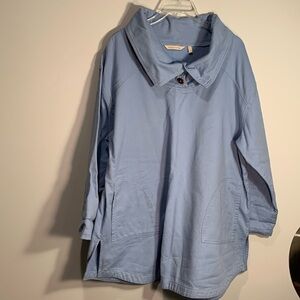Soft Surroundings light blue tunic top size large